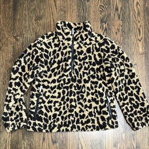 Crewcuts Leopard Print Popover size 10